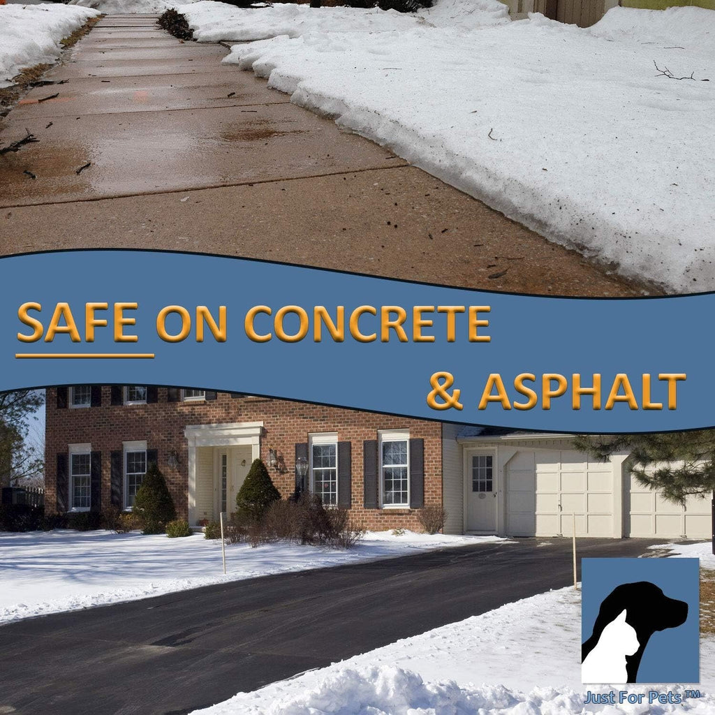 new Snow & Ice Melter Safe for Pets & Paws Contains No Toxic Chlorides