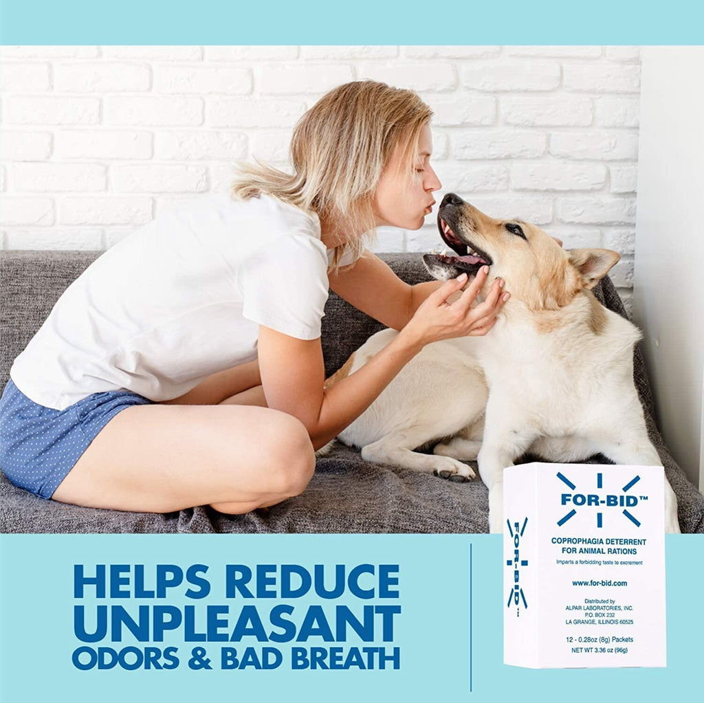 Stool Eating & Coprophagia Deterrent Dog & Cat Food Powder Additive to Prevent D