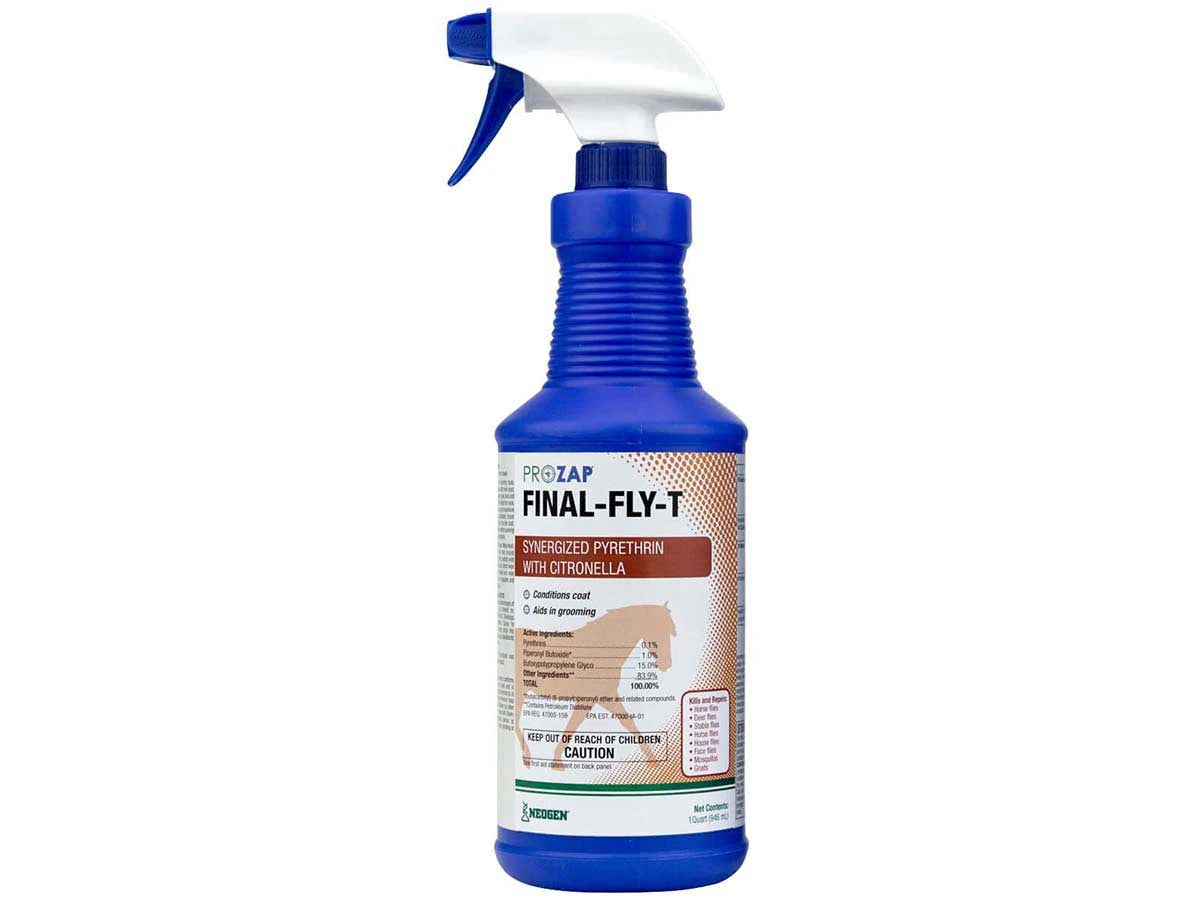 new Prozap Final Fly-T Horse Fly Spray stable flies deer flies house flies