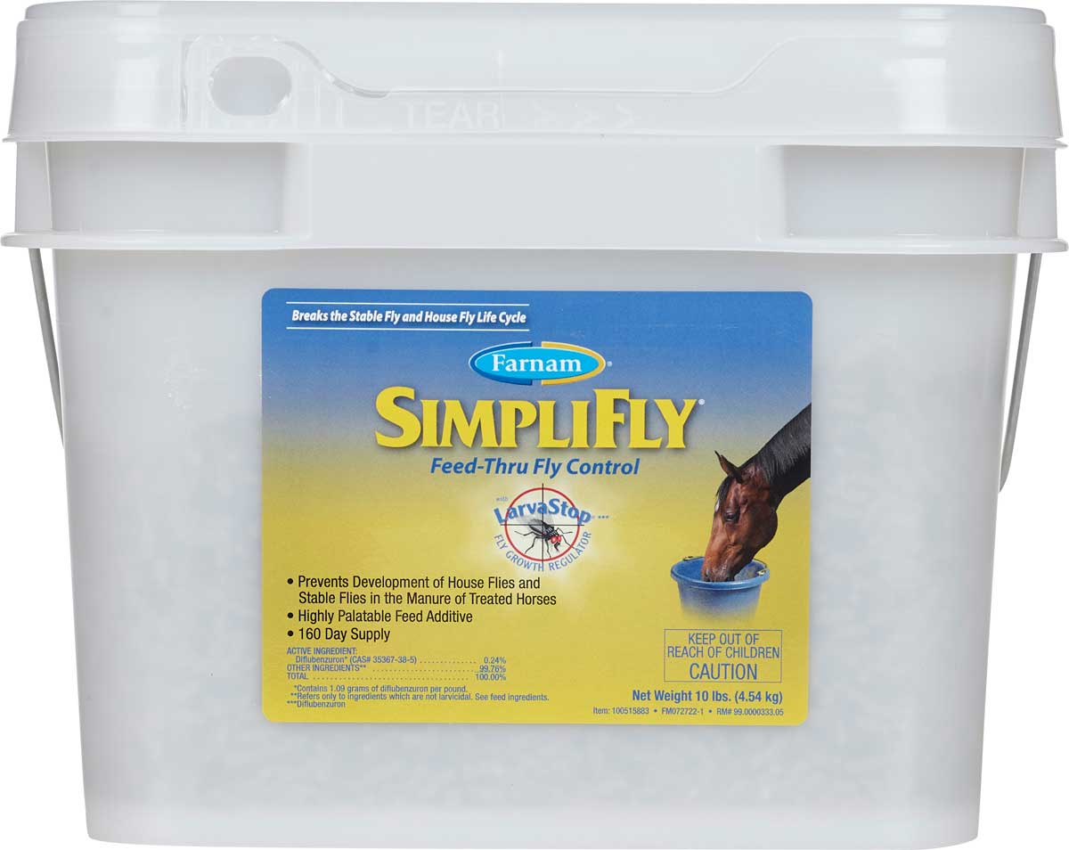 SimpliFly Feed Through Fly Control for Horses, Breaks the Fly Life Cycle