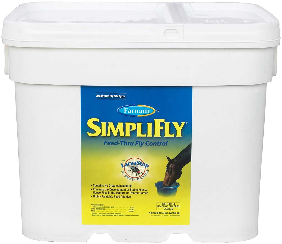 SimpliFly Feed Through Fly Control for Horses, Breaks the Fly Life Cycle