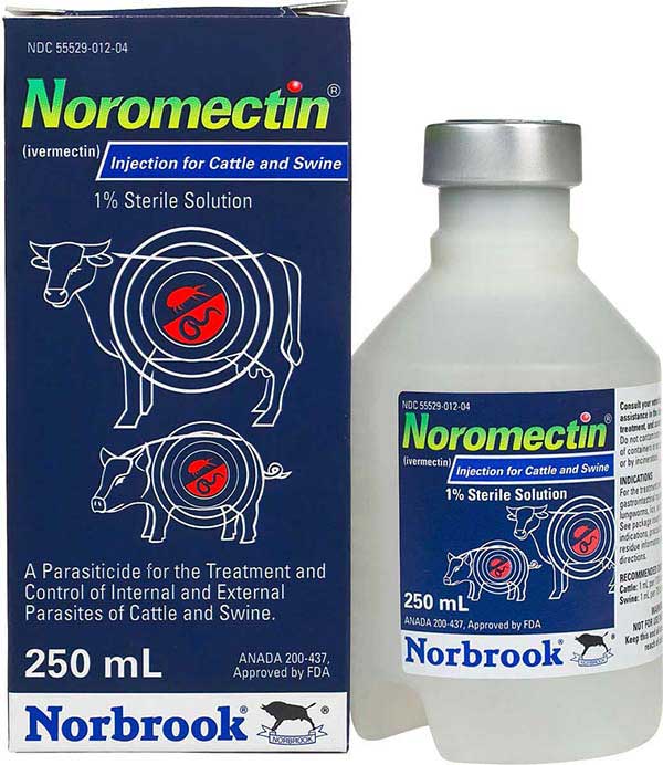Noromectin Injection for Cattle & Swine 250ml