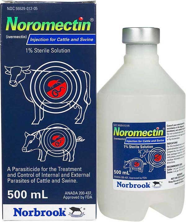 Noromectin Injection for Cattle & Swine 500ml