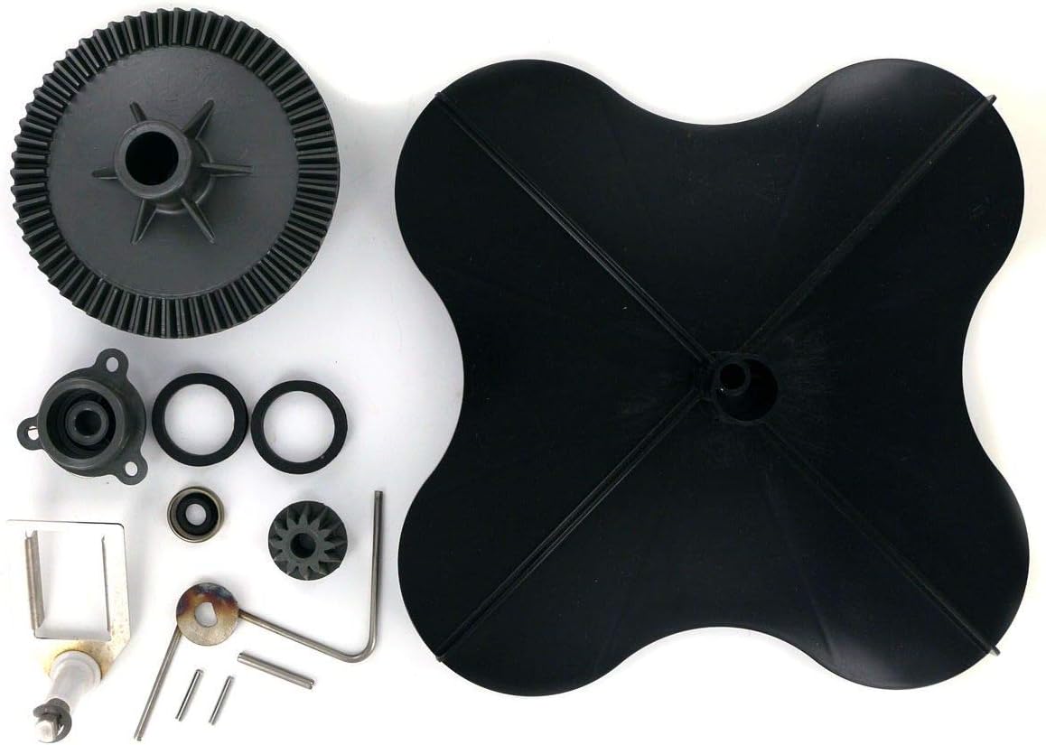 Lesco Spreader Repair Kit with Ultra Plus Impeller, 1 roll pin, 1 agitator, + se