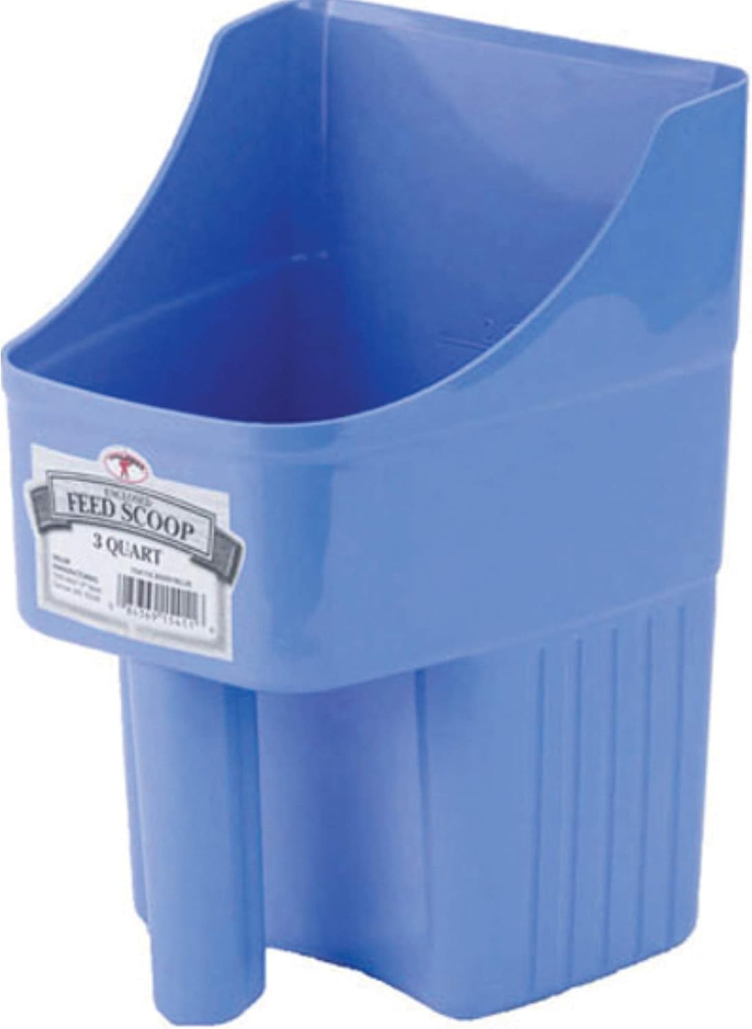 3 Quart Plastic Feed Scoop Heavy Duty Stackable Livestock Farm Scoop