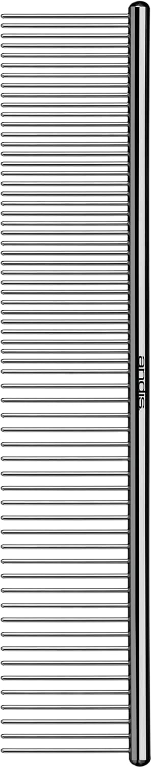 Andis Stainless Steel Pet Grooming Comb 7.5 Inch