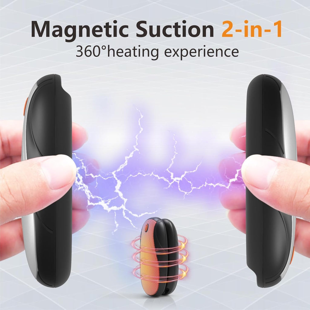 Rechargeable Hand Warmers 2-Pack 14000mAh Quick Charge Portable Heater Gifts