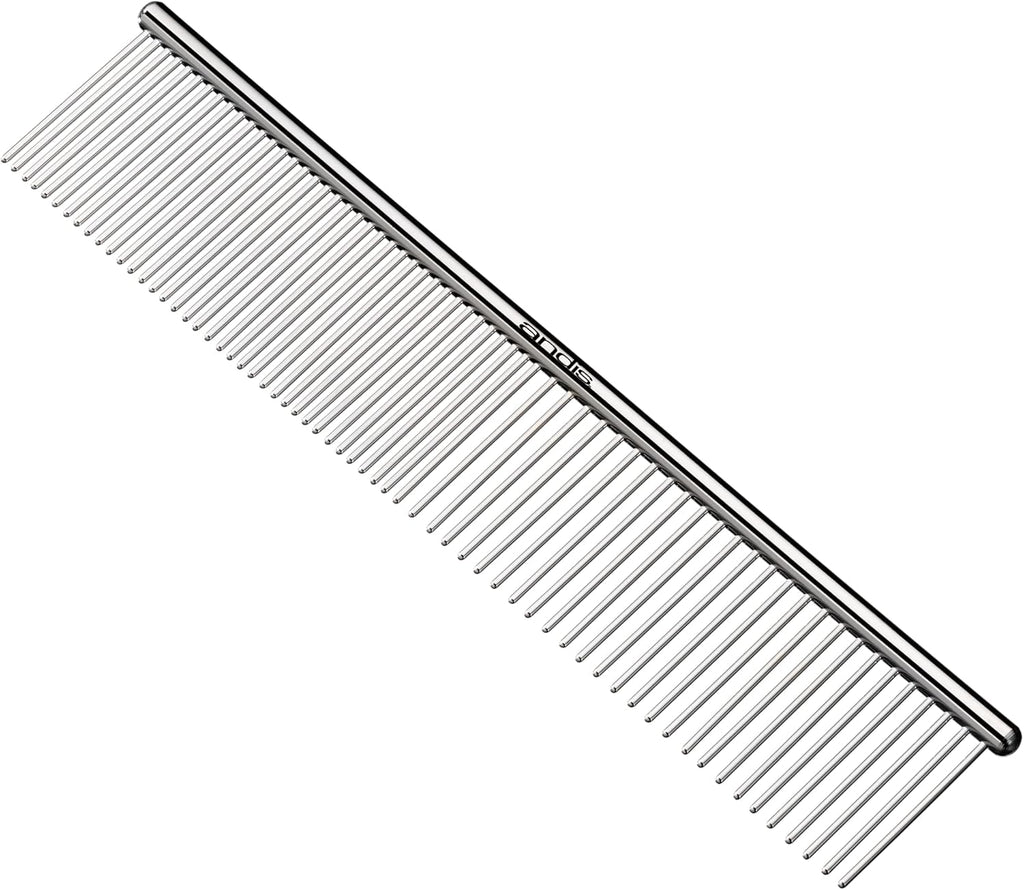 Andis Stainless Steel Pet Grooming Comb 7.5 Inch