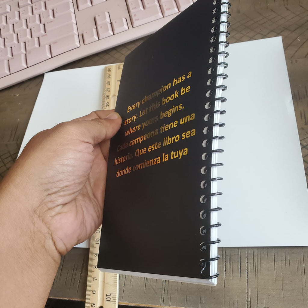 Rooster Breeding Record Book Spiral Bound | Bilingual English Spanish | El Gallo Registro Oficial | Toe Punch & Leg Band Breeding Log