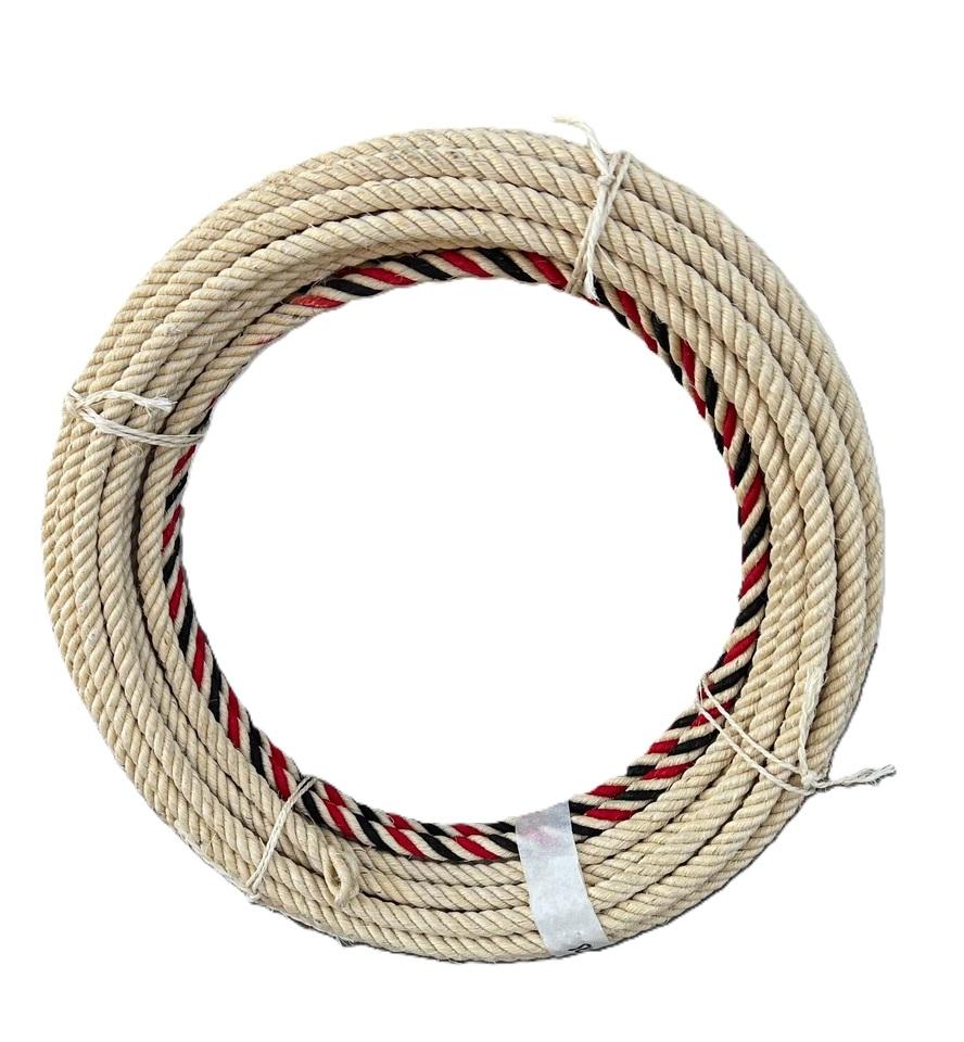 Authentic 82 ft Soga Charra De Ixtle Mexican Charro Rope Handmade Heavy-Duty Durable Ixtle Material 3/8 inch Thickness 2.75 lb Weight Ready to Use