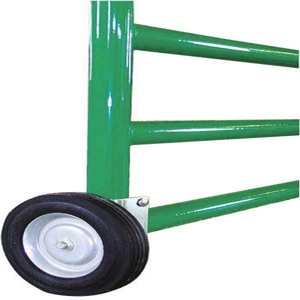 Metal Gate Wheel These fence gate wheels attach directly to your metal fence gate. No more dragging the gate across the mud; easily roll the gate open and roll it closed. Works like riding on air