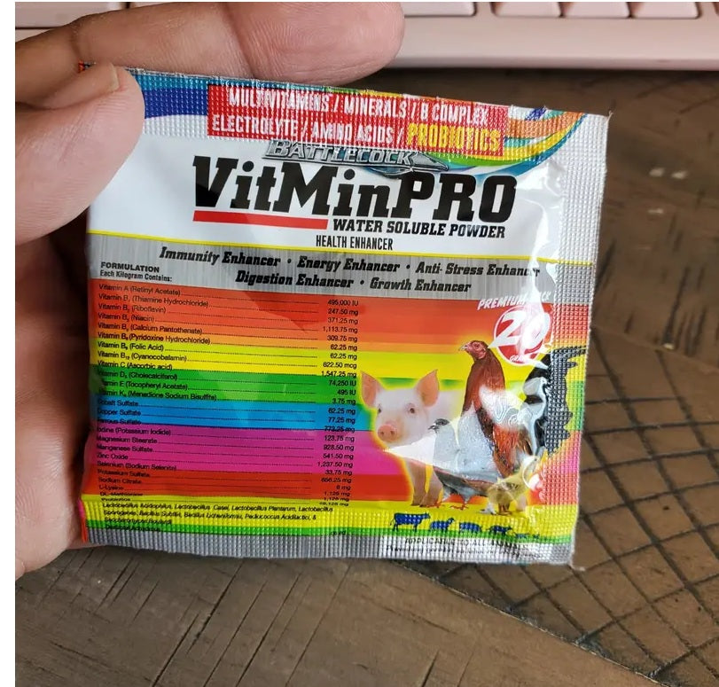 VitMin Pro 2pack Water Soluble Powder Multi Vitamins Minerals Probiotics 20gram