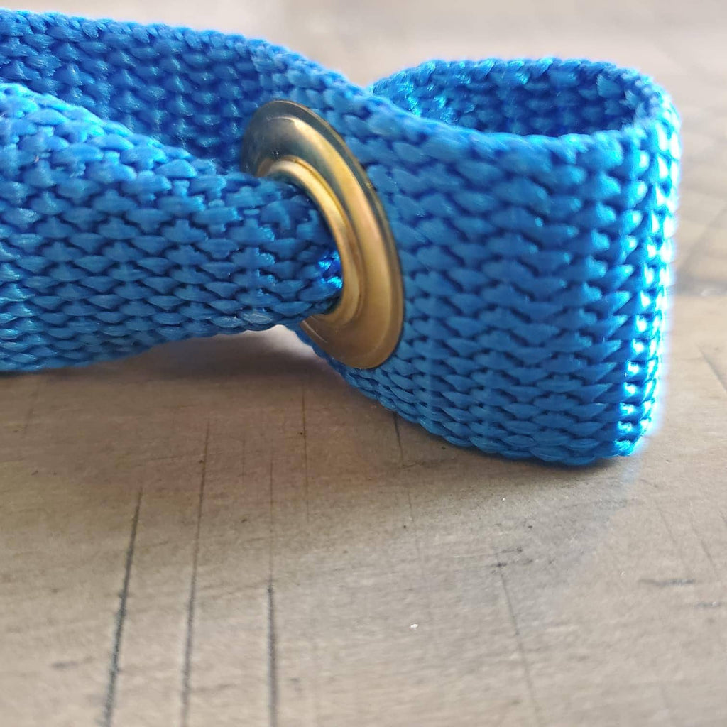 Poultry Game Bird Nylon Hitches Doubled Non Cinching Type  with Gold Eyelets 1" Polypropylene Webbing Easy to Use