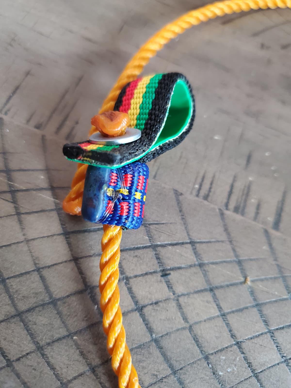 Filipino Slip Hitch 2' Long Accessory for Stags with PVC Swivel Attachment Compact Design Ideal for Smaller Animals poultry chicken