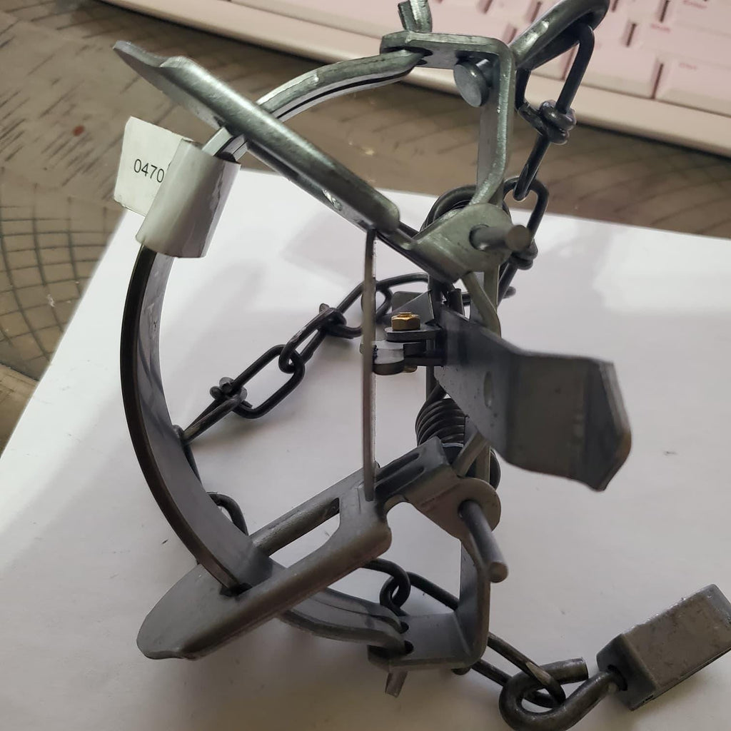 5.5 inch Steel Leg Trap rooster gallo protector