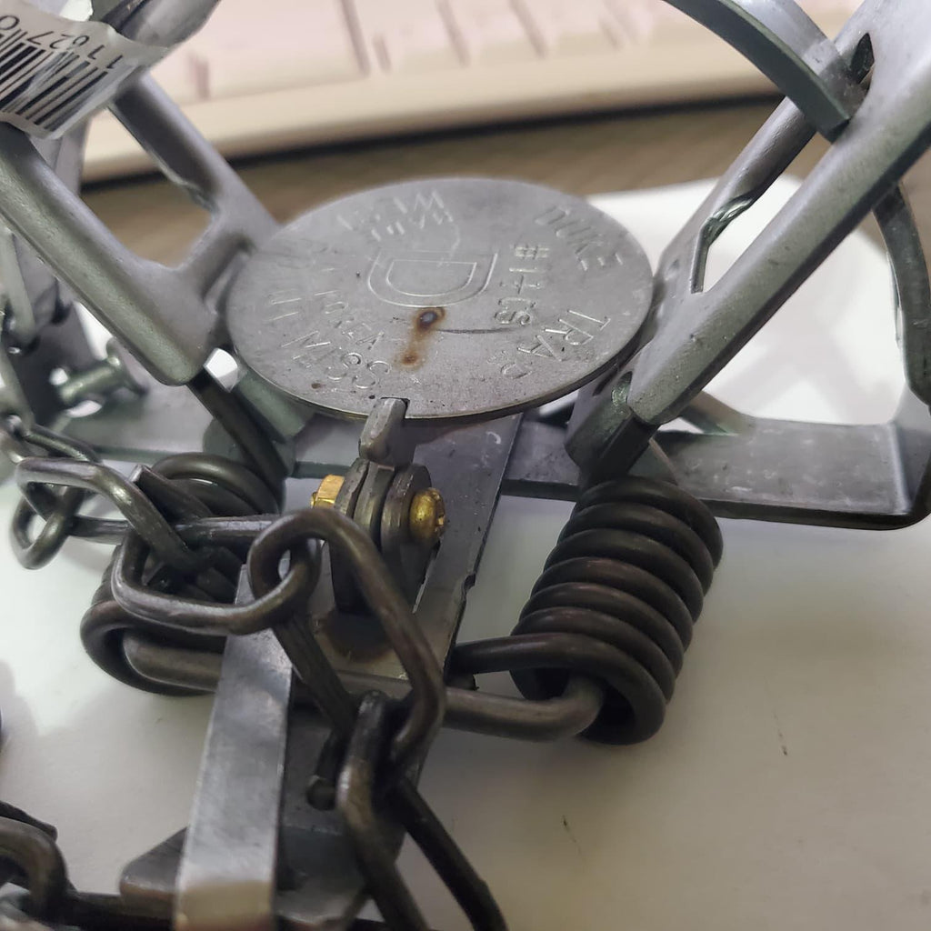 5.5 inch Steel Leg Trap rooster gallo protector