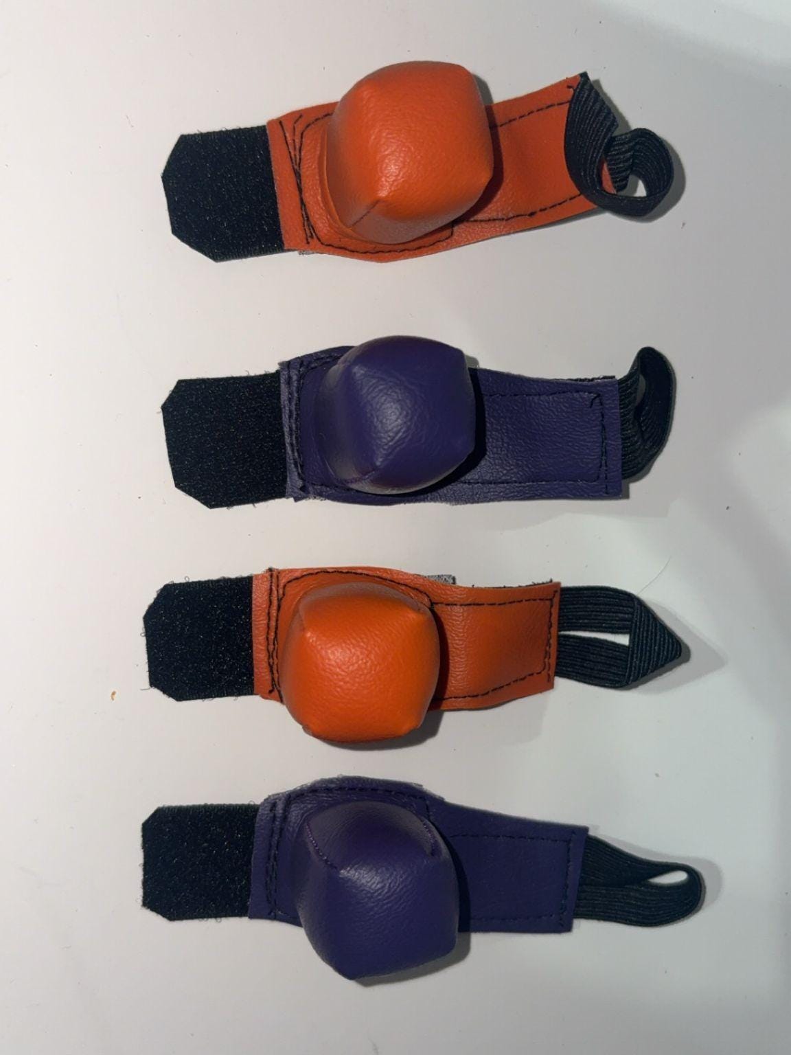 Gamefowl Safety Gloves Protective Vinyl Breeding Muffs for Poultry - Set of Two Pairs in Various Colors for Easy Use and Comfort
