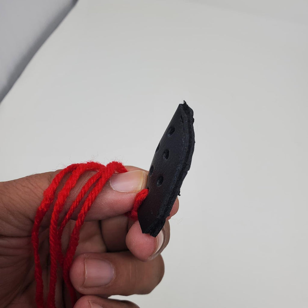 Poultry Special Muzzle Durable Leather AntiBite Pecking Prevention for Roosters Adjustable Straps & Secure Fit