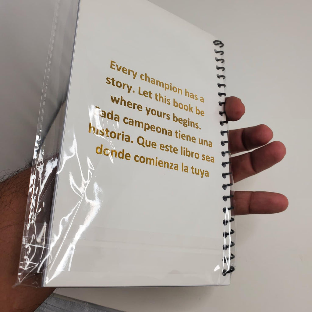 Rooster Breeding Record Book Spiral Bound | Bilingual English Spanish | El Gallo Registro Oficial | Toe Punch & Leg Band Breeding Log