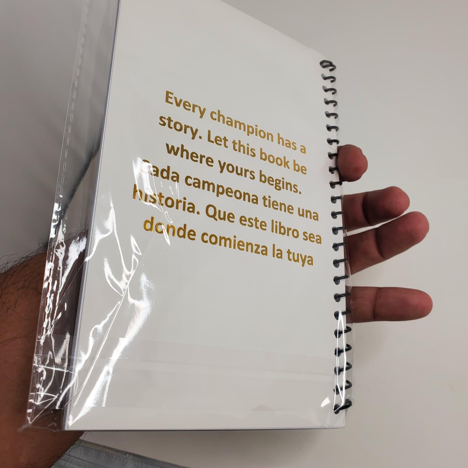 Rooster Breeding Record Book Spiral Bound | Bilingual English Spanish | El Gallo Registro Oficial | Toe Punch & Leg Band Breeding Log
