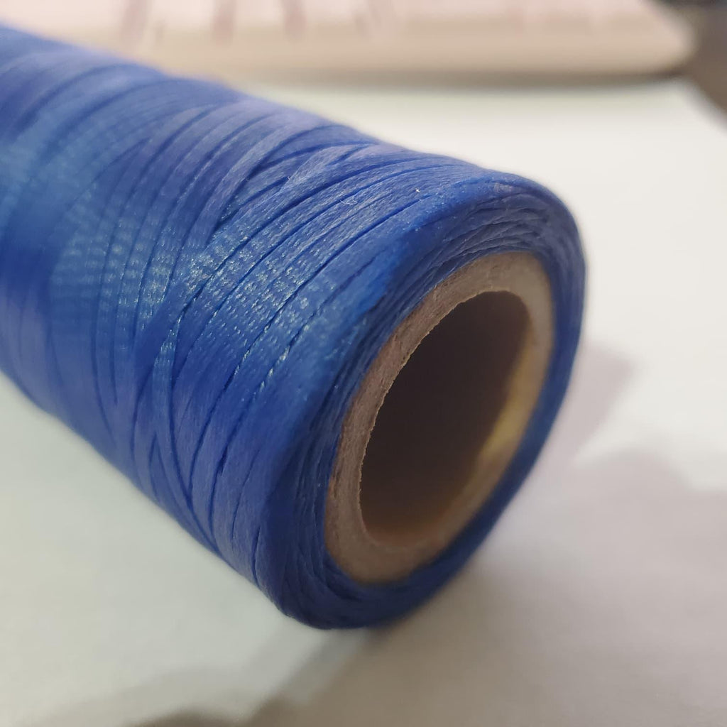 Waxed Tie String 100yds Blue Color May Vary Hilo Para Amarar Gallos Wax String for Gamefowl