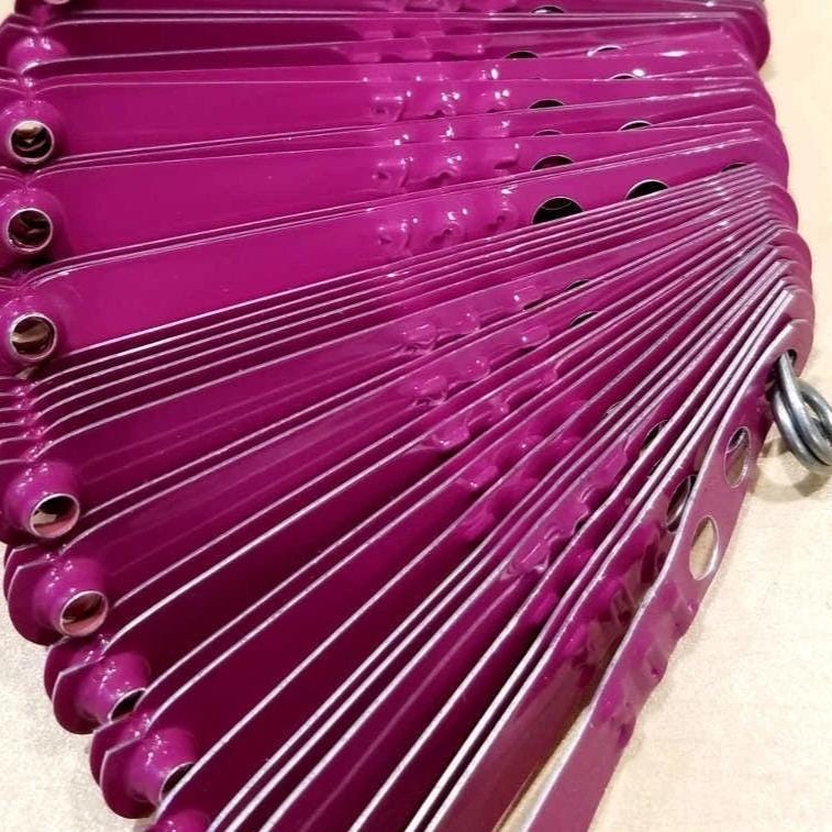Poultry Leg Bands 100pcs — Numbered Chicken & Gamebird ID Rings • Rust-Proof Waterproof Breeding Tags • Farm Flock Management