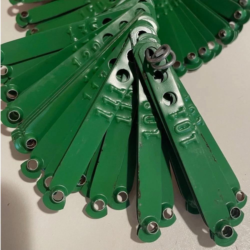 Poultry Leg Bands 100pcs — Numbered Chicken & Gamebird ID Rings • Rust-Proof Waterproof Breeding Tags • Farm Flock Management