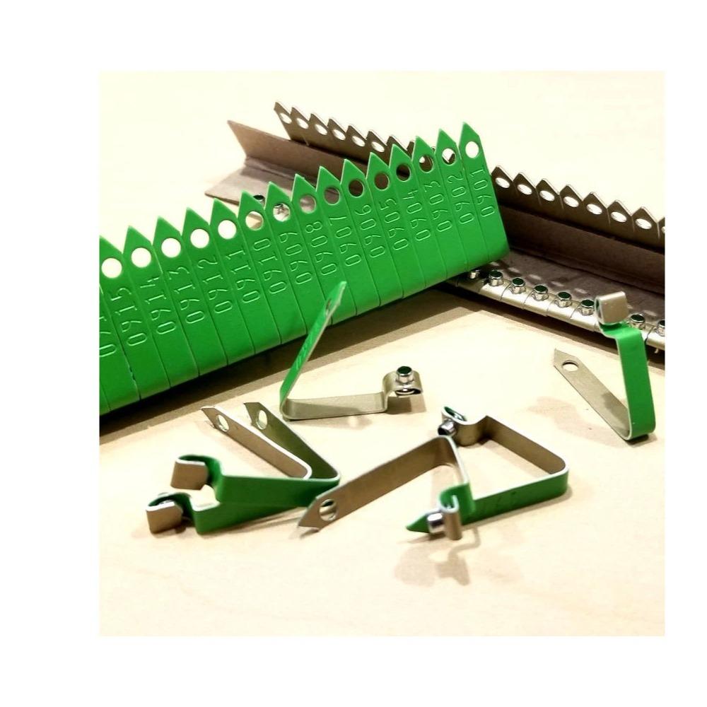 Gamebird Gamefowl Zip Wing Bands Style 890-3 – 100 Numbered Poultry ID Tags • Wing Band Plier Ready • Chicken, Pheasant & Rooster Bands
