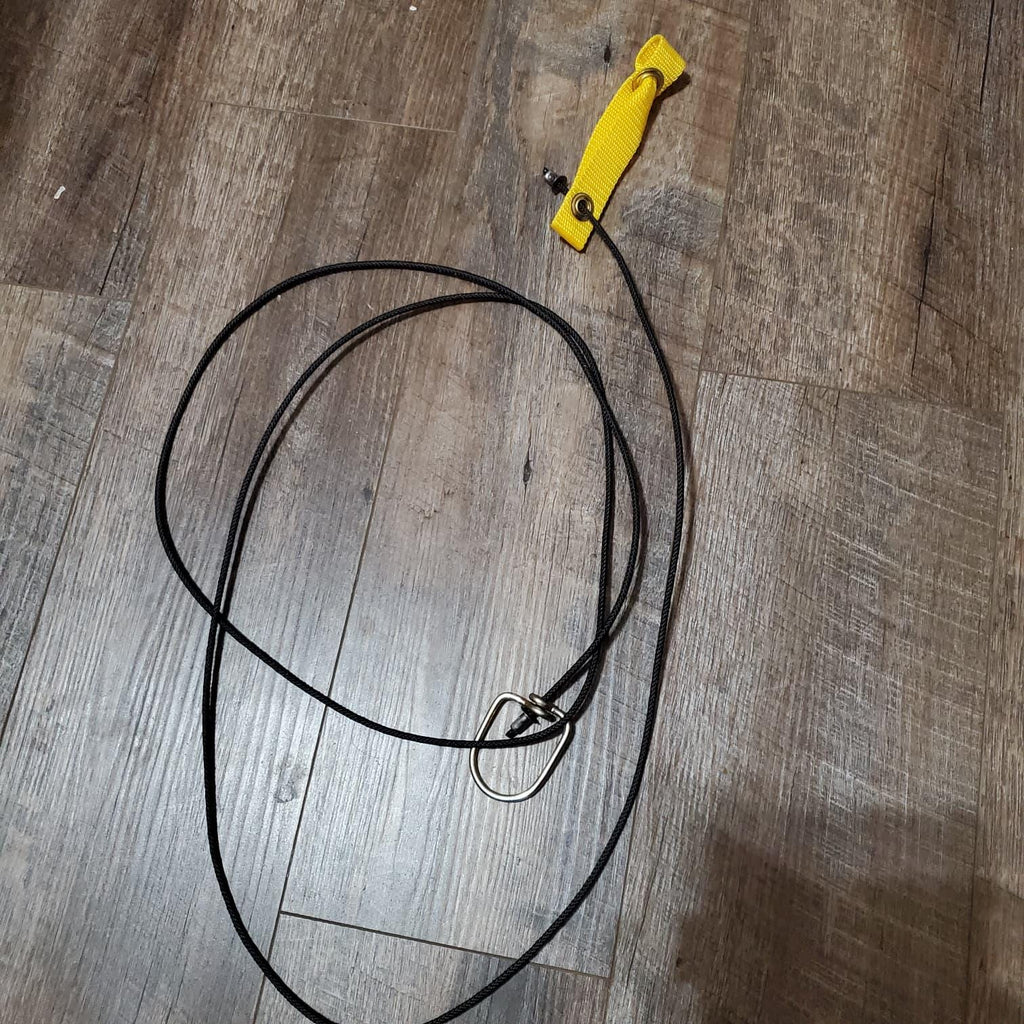 8 ft Doubled Nylon Hitch Cord with Metal Swivels  Gamefowl & Rooster Handling Tie • Poultry Lead Cord
