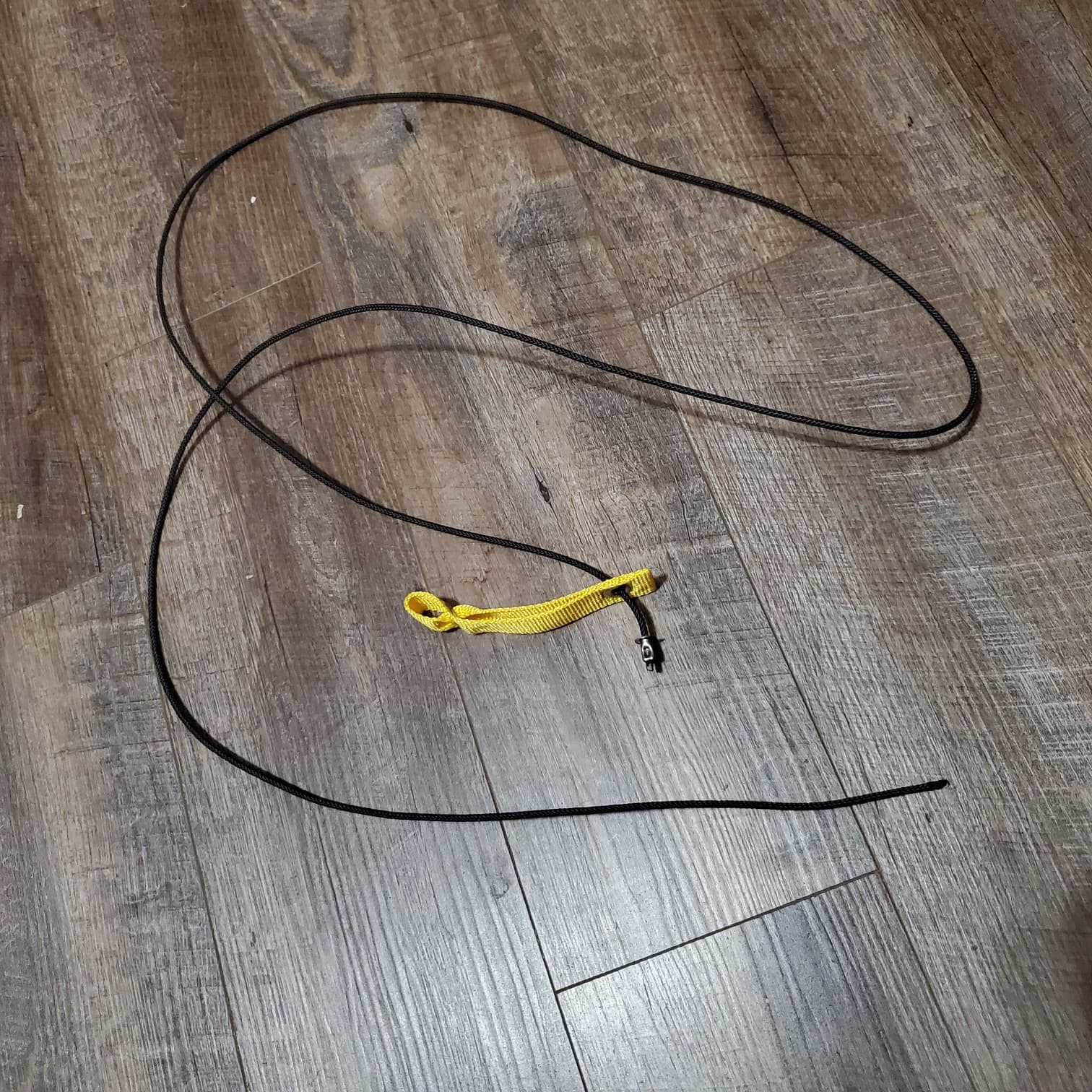 8 ft Doubled Nylon Hitch on Nylon Cord with Plain Ends • Poultry Tie Cord for Gamefowl & Rooster Handling • Durable Chicken Gear