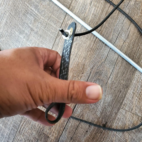 8 ft EZ Hitch on Nylon Cord with Metal Swivel Stake Gamefowl & Gallo Poultry Tie-Out Tool