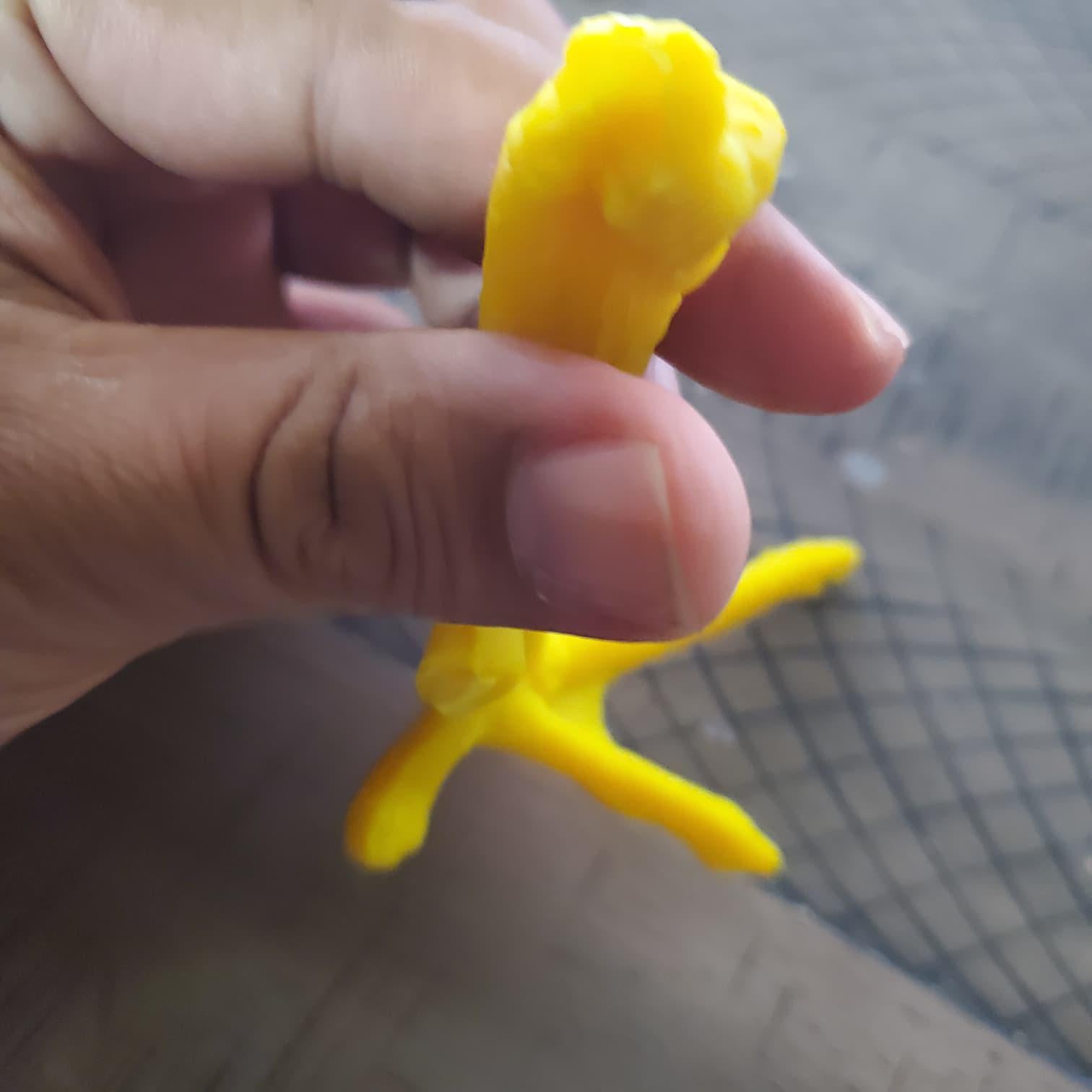 2 Pack Plastic Rooster Leg Model Yellow | Pata de Plastico Gallo Practice Part | Poultry Training Accessory for Gamefowl Breeders