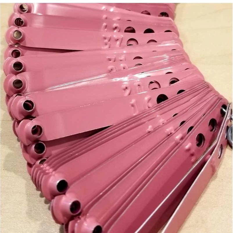 Poultry Leg Bands 100pcs — Numbered Chicken & Gamebird ID Rings • Rust-Proof Waterproof Breeding Tags • Farm Flock Management