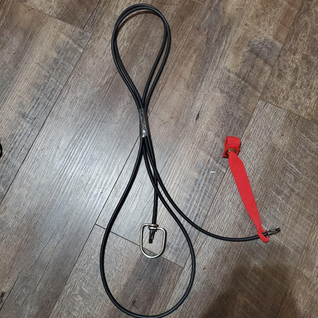 8″ Poultry Tie Cord – Nylon Hitch on Nylon Cord with Metal Swivels • Simple Functional Farm Connection