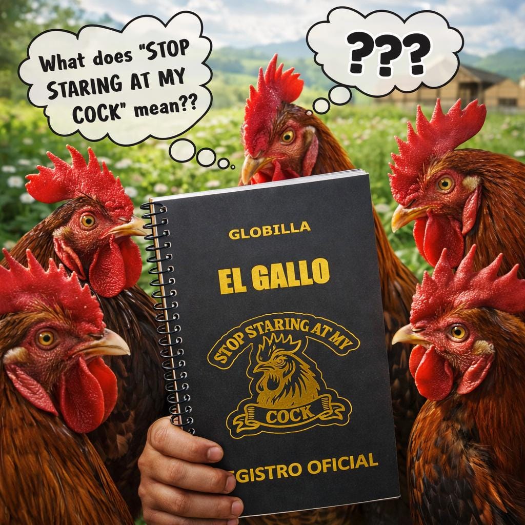 Deja de mirar mi polla Stop Staring at My Cock! Poultry Breeding Register Tracking Book • Chicken & Gamefowl Breeder Journal  Spiral Bound