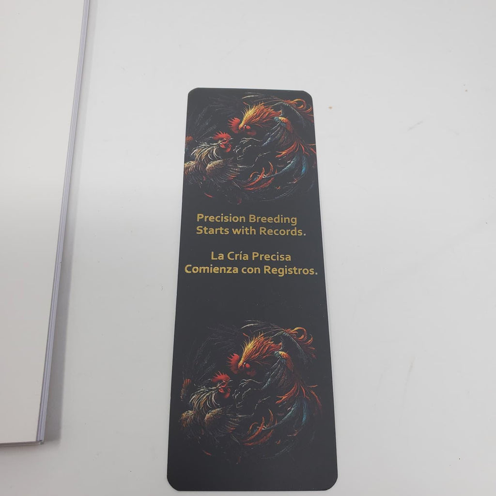 Rooster Breeding Record Book  Spiral Bound Poultry Log for Gamefowl & Chicken Breeders 9.5inch long 6inch wide-upgraded design