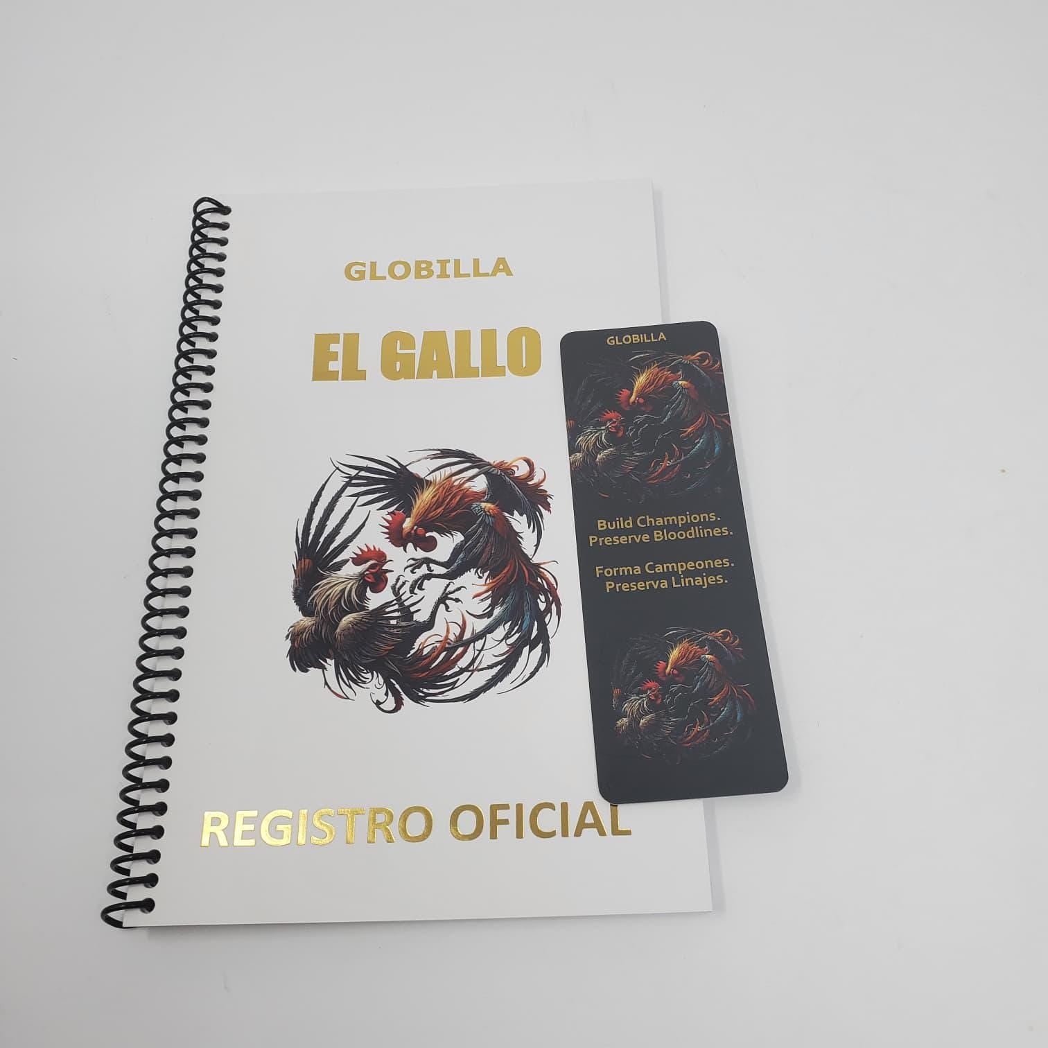 Rooster Breeding Record Book  Spiral Bound Poultry Log for Gamefowl & Chicken Breeders 9.5inch long 6inch wide-upgraded design