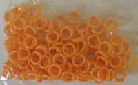 Roosters GALLOS Poultry Leg Spirals Bands Green Color 100 Qty Per Pack Spiral Sizes 4 6 9 12 No Numbers