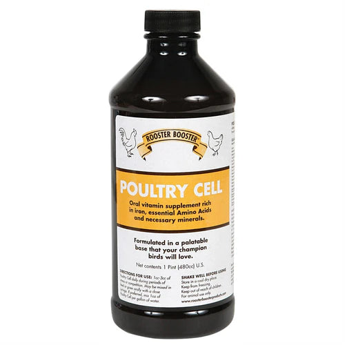 2 Pack Rooster Booster Poultry Cell Bird Vitamin Supplement 16oz