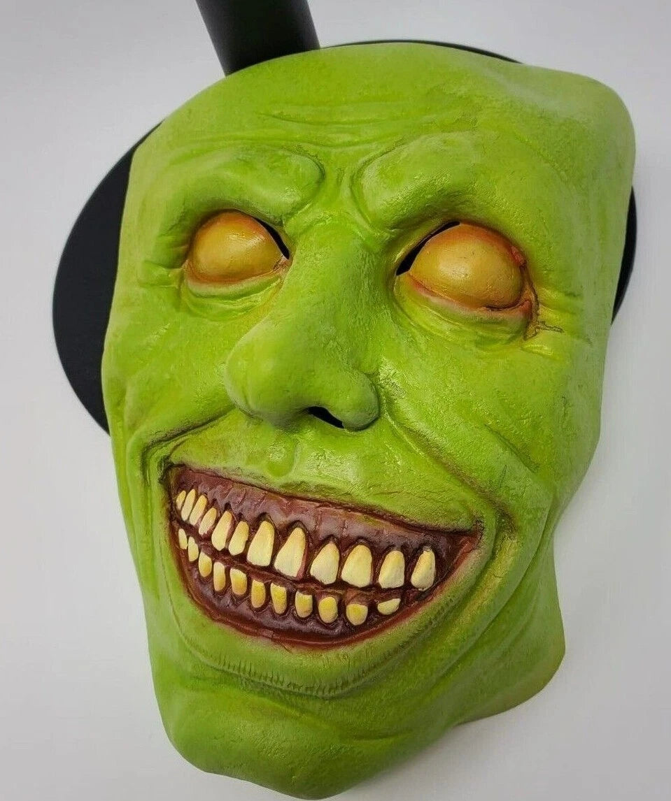 Face Mask Horror Scary Demon Smile for Halloween Cosplay Party Costume Exorcist