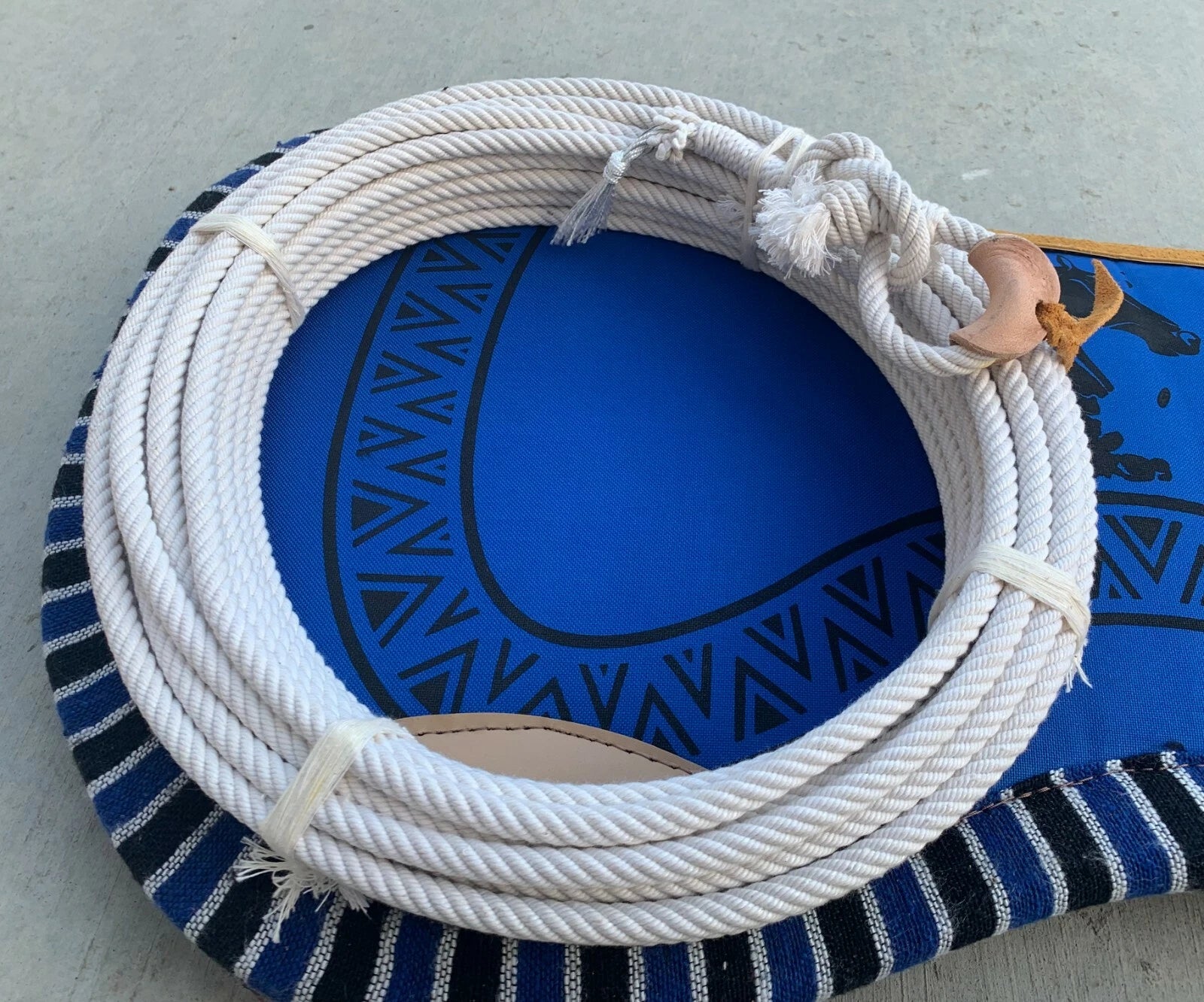 SADDLE HORSE CHARRO ROPE. REATA PARA LAZAR. CHAVINDA. LASSO ROPE SOGA CHARRA