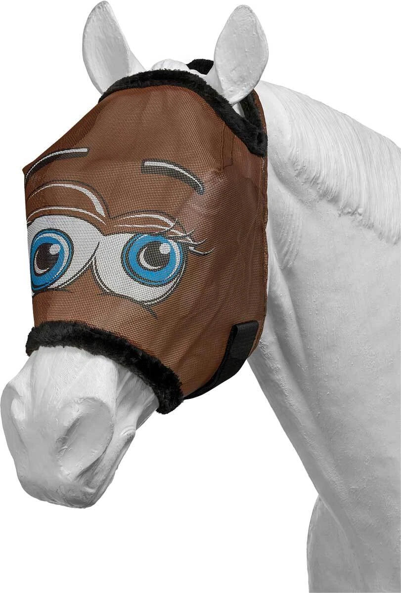 Novelty Horse Fly Mask Goofy eyes Ladybug UV protection for horses face eye