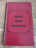 Official Poultry Record Book - Heavy Weight Paper Spiral Bound with 15 Breeding Pages & 5 Blank Notes for Accurate Animal Breeding Management