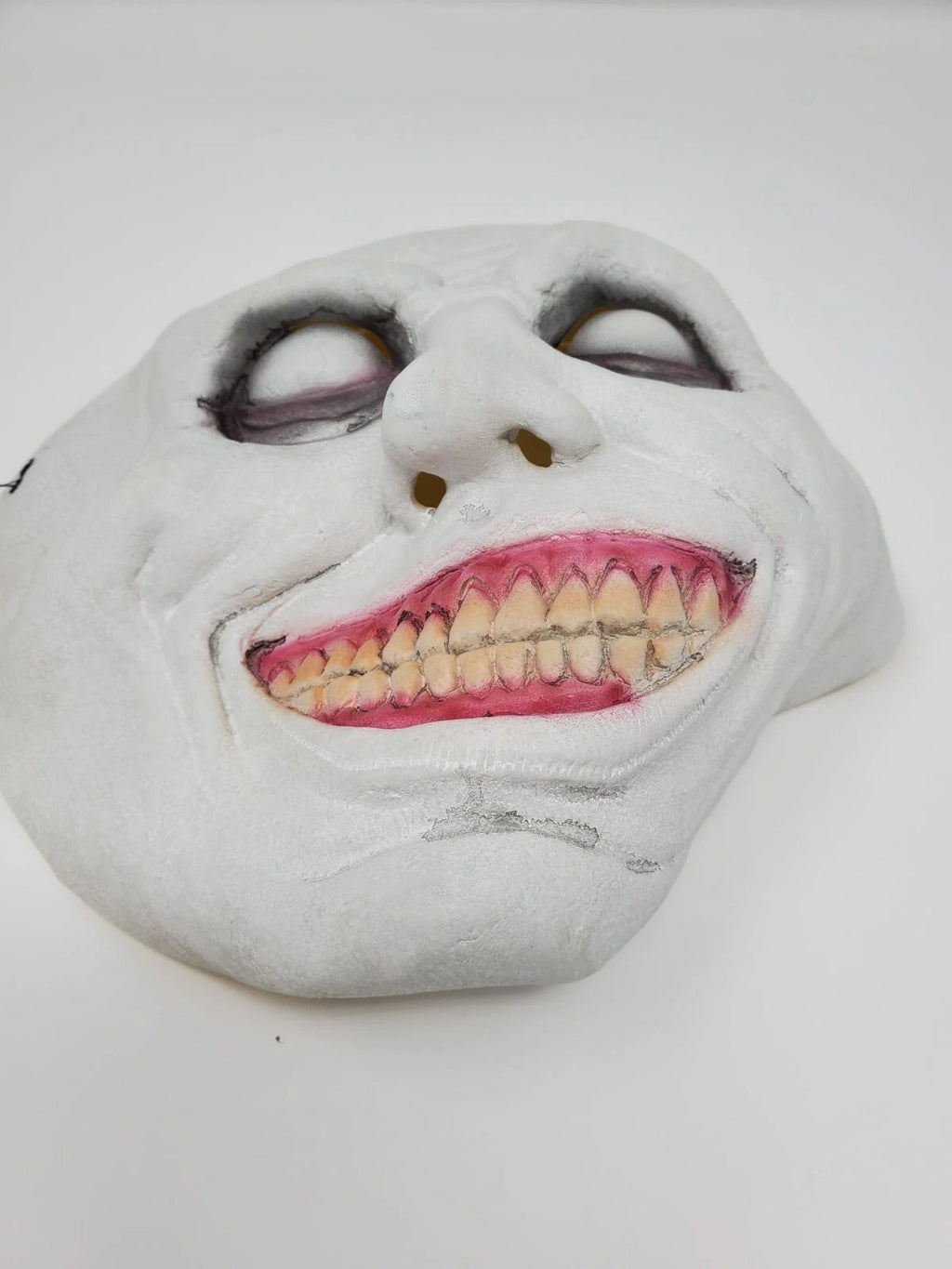 Face Mask Horror Scary Demon Smile for Halloween Cosplay Party Costume Exorcist