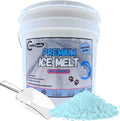 Pet Friendly Ice Melt Fast-Acting Magnesium Chloride Formula Safer for Pets