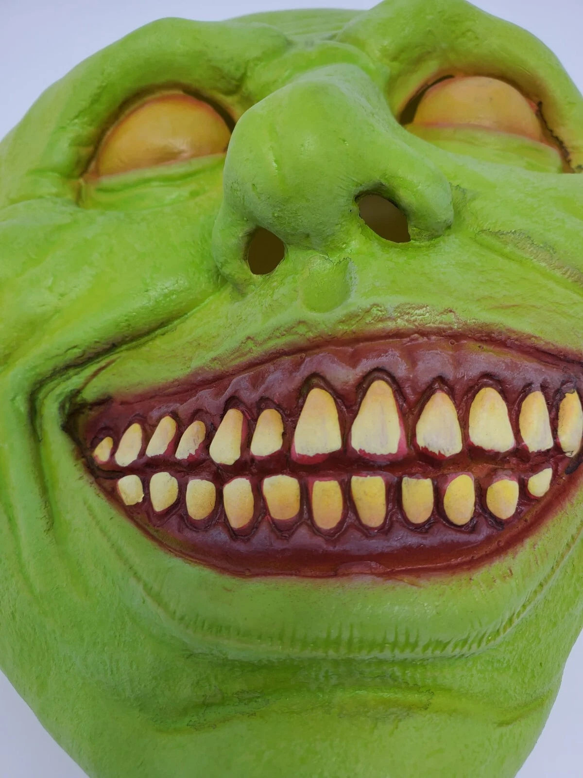Face Mask Horror Scary Demon Smile for Halloween Cosplay Party Costume Exorcist