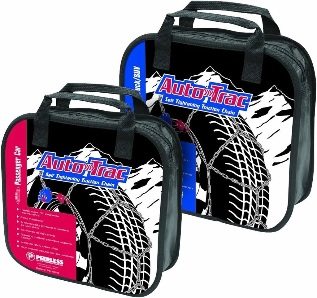 new SCC Peerless 0232605 Auto-Trac Light Truck/SUV Tire Traction Chain Set of 2