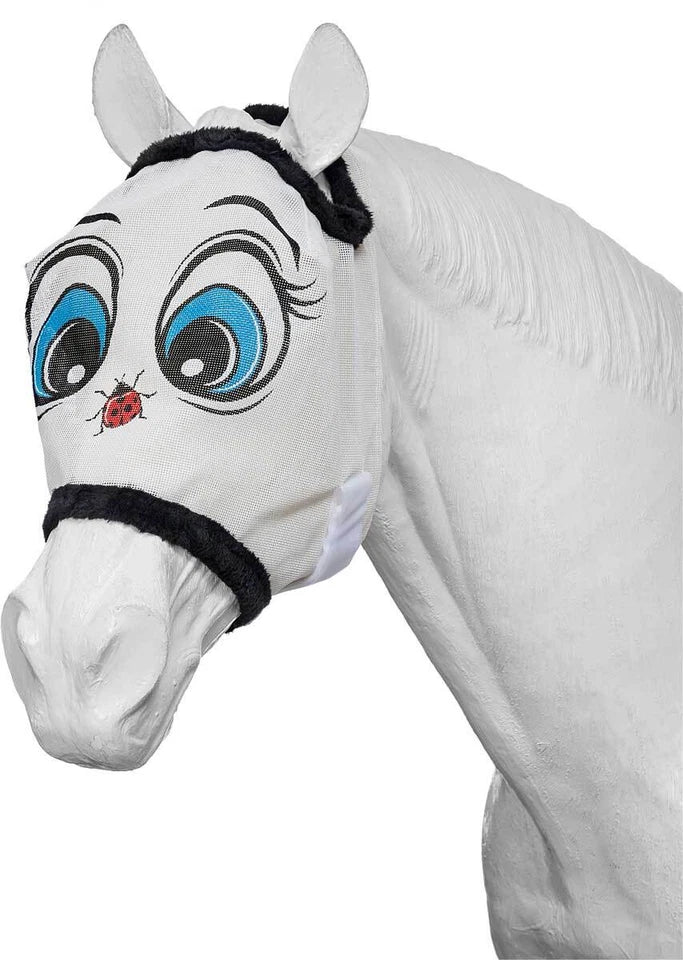Novelty Horse Fly Mask Goofy eyes Ladybug UV protection for horses face eye