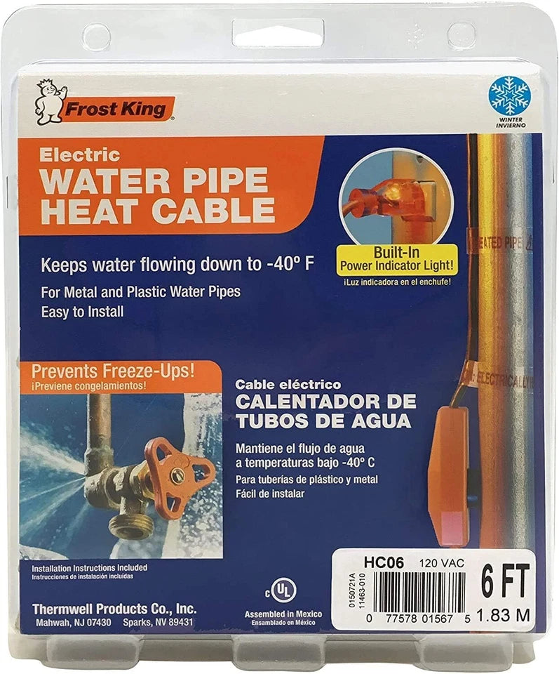 Frost King Automatic Electric Heat Kit Heating Cables 3 to 30ft select