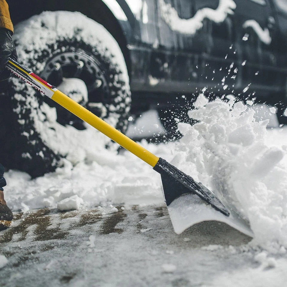 24" 30" 36"  Comfortable  operational control Strong Chip packed Snow Pusher
